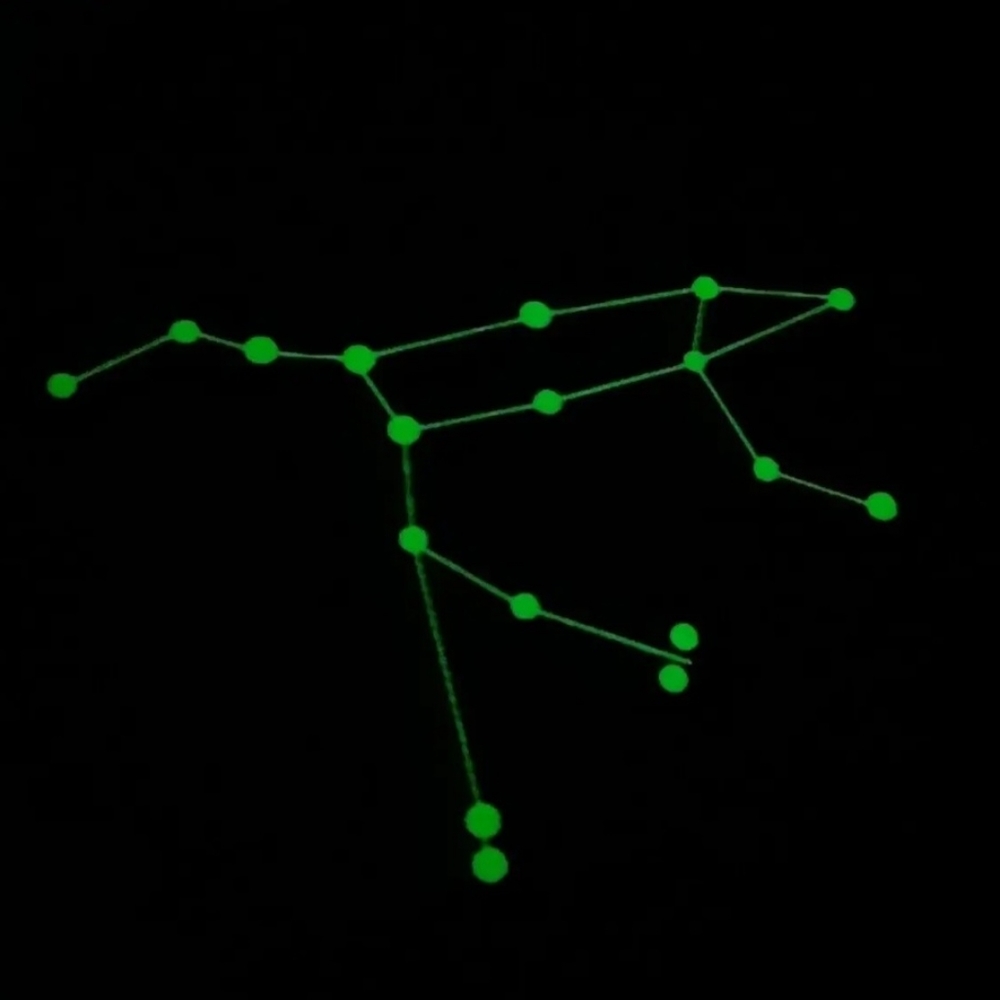URSA MAJOR The Great Bear Glow In The Dark CARD Stargo Game Replacement Piece